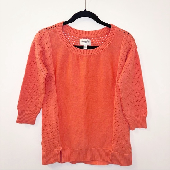 100% cotton coral sweater- American Eagle Outfitters - Picture 10 of 10